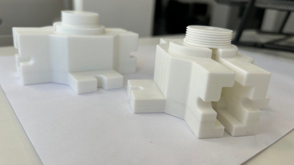 Bijeli 3D printani modeli
